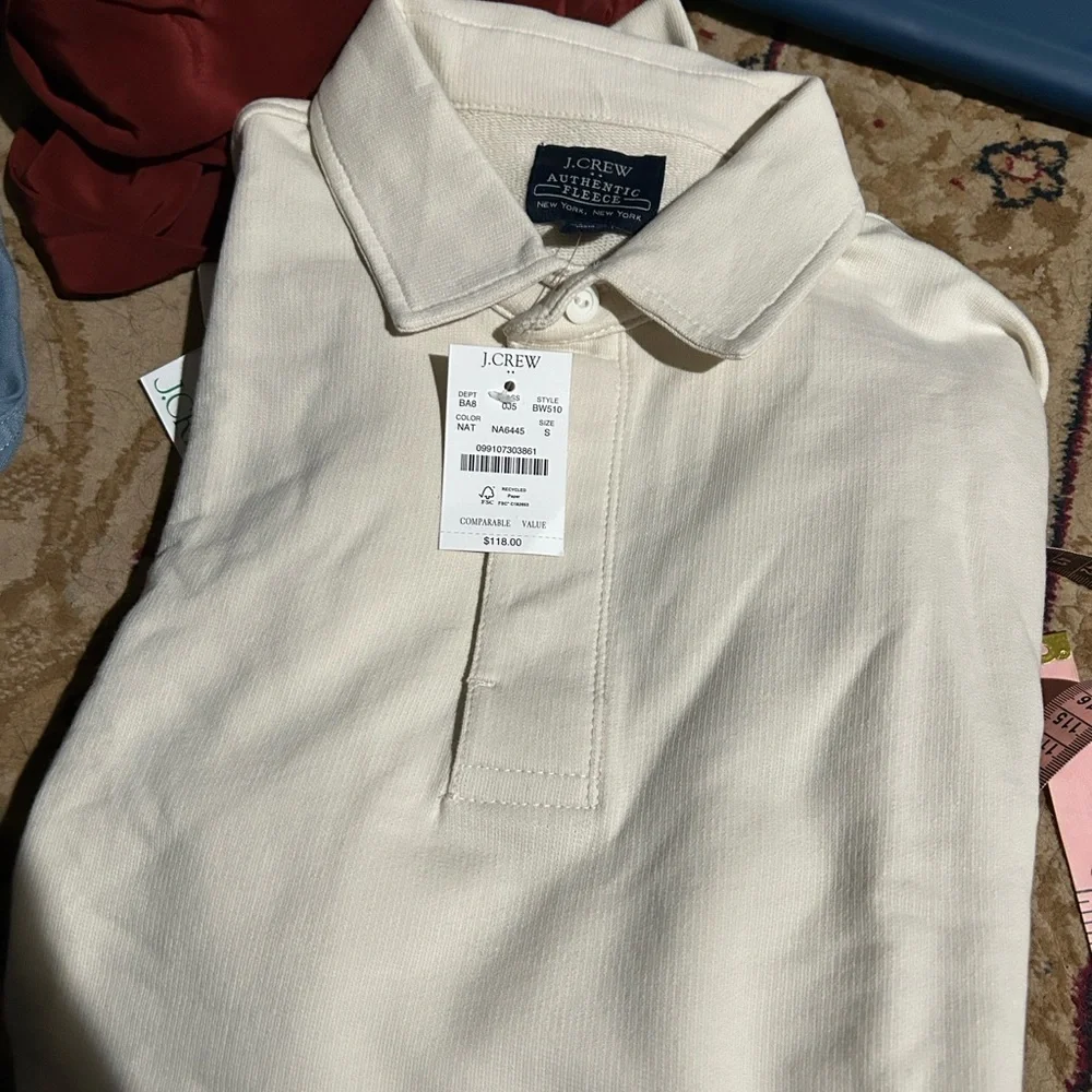 J. Crew Rugby pullover sweatshirt Size S NWT $118 - Picture 6 of 6